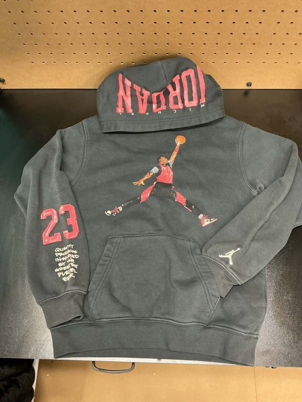 Jordan Sketch Kids' Hoodie Black 95F382-G0T